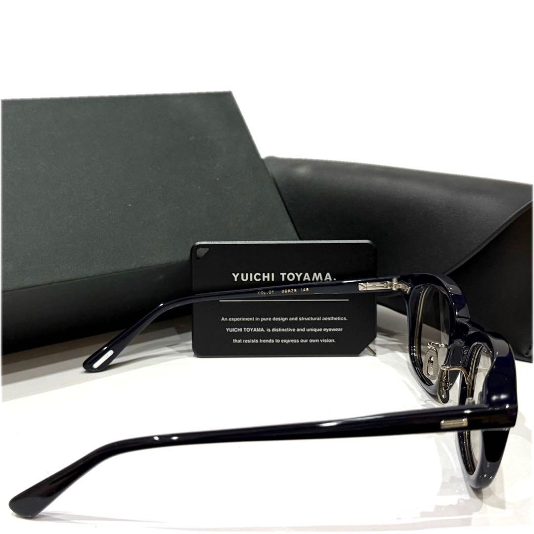 YUICHI TOYAMA 5 BASTILLE Eyeglasses Special Col.05 Navy Frame 46