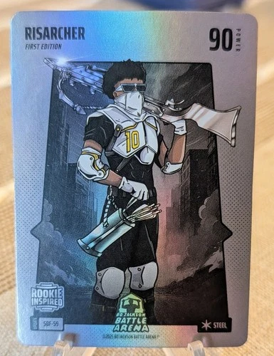 Bo Jackson Battle Arena - Risarcher STEEL Silver Battlefoil -SBF-59