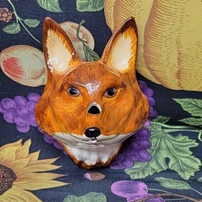 Fox Head String & Scissors Holder Philip Laureston Babbacombe Pottery England 