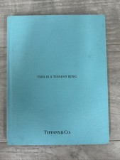 2015 Tiffany & Co Ring Engagement Wedding Promise Gold Sales Book Hardback B2
