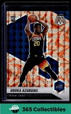 2020-21 Panini Mosaic Udoka Azubuike - Panini Mosaic Reactive Orange Utah Jazz