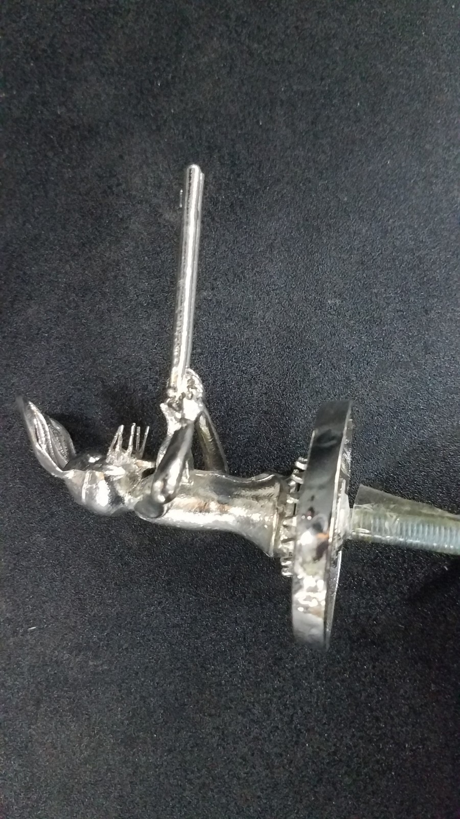 SHOTGUN BUNNY HOOD ORNAMENT SEMITRUCK UNIVERSAL PETERBILT FREIGHTLINER KENWORTH 