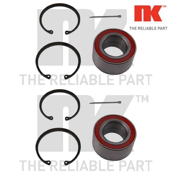 2X Radlagersatz NK 753612 2 Radlager Satz Links Rechts Vorderachse Vorne-image