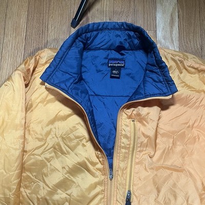 Vintage 1999 Patagonia Yellow Puffball Half Zip Pullover Coat Rare