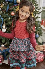 Matilda Jane Jolly Holiday Dress Choose Your Own Path Size 4 Girls