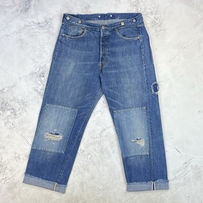 Levi s LVC 1915 501XX Buckleback Cone Mills Selvedge Denim Jeans W32 ''L26''