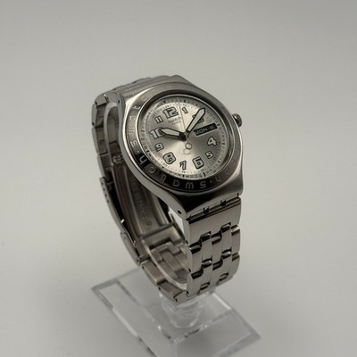 Swatch Irony Big COOL DAYS YGS4005AG Edelstahl Herren Unisex Silber