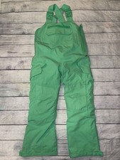 Boys XS All In Motion Green Snow Bibs