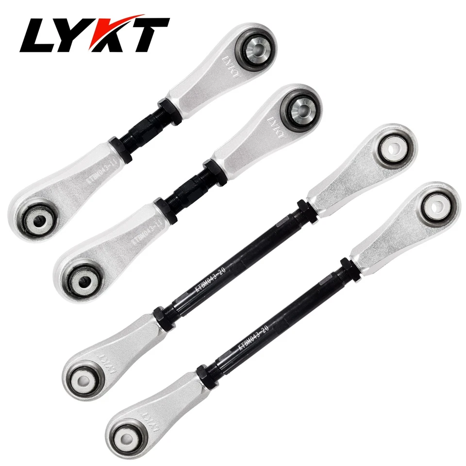 LYKT 4pcs Rear Camber&Toe Adjustable Arms for BMW335/330/328/325/135/128/M3 Foto 3 de 4