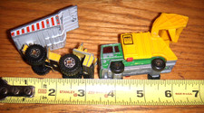 2 VINTAGE MATCHBOX DUMP TRUCK  TRASH TRUCK
