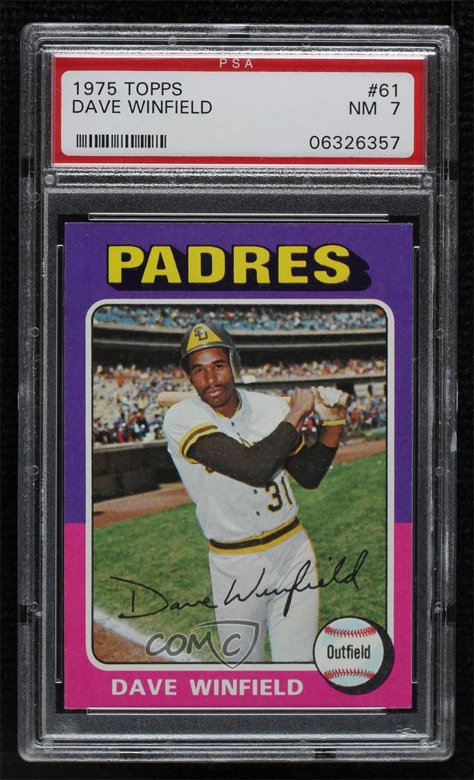 1975 Topps Dave Winfield #61 PSA 7 HOF 2d2