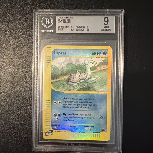 Lapras graded BGS 9 for sale on eBay