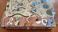 Springbok Puzzle Carnival of Harlequin Miro 1965 390 Pcs But MISSING 1 W/Poster