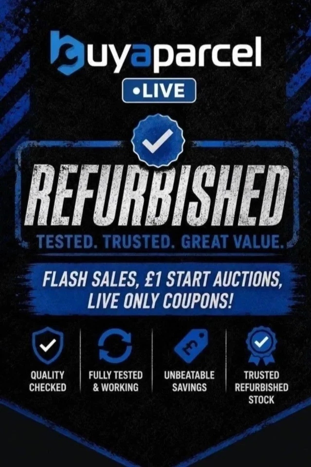 Buyaparcel LIVE Refurbished Stock |£1 Start Auctions | Live ONLY Flash Sale