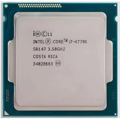 Intel Core i7-4770K 3.50GHz 4-core 8-thread 8MB LGA-1150 SR147 CPU processor