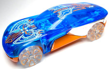 2022 HOT WHEELS X-RAYCERS FORWARD FORCE STEALTH RIDES BLUE ORANGE 2 3/4" CAR
