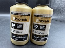 Image of Jerome Russell B Blonde 30 Vol Maximum Cream Peroxide Bottles X2 75ml Brand New