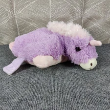 Unicorn Pillow Pet Pee-Wee 12" Purple Pink Mane Horn Plush Stuffed Animal New