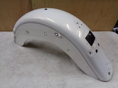 Garde-boue arrière Harley Davidson OEM TC88 2000 00 FLSTC FLST White Pearl #4532 - Photo 1/4