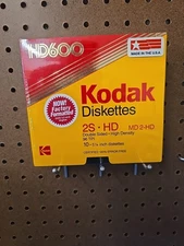 Kodak Diskettes 2S HD 5.25 5 1/4"  10-Pack CAT  (New Sealed Box)
