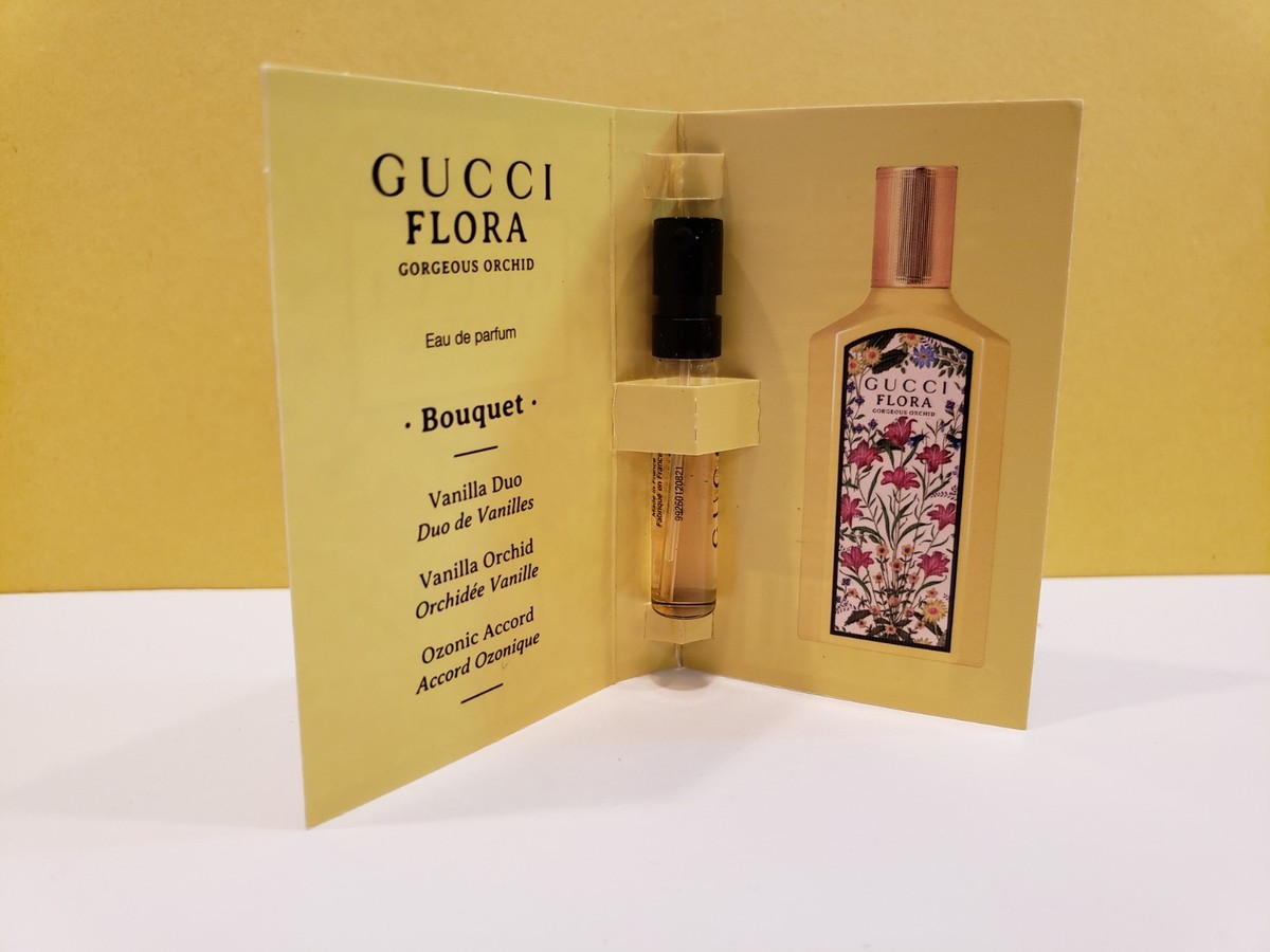 Gucci ~ Gucci Flora Gorgeous Orchid ~ EDP ~ 0.05 floz Vial ~ NIB