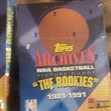 Factory Sealed Box Topps Archives NBA Basketball The Rookies 1981-1991 NBA