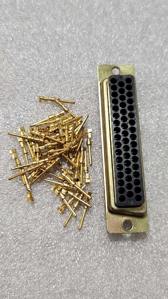 2 Pcs) Cinch DDU-50P D-Sub Housing , 50 Pins Amphenol 1-66506 Crimp, Shell Screw - Image 4 of 4