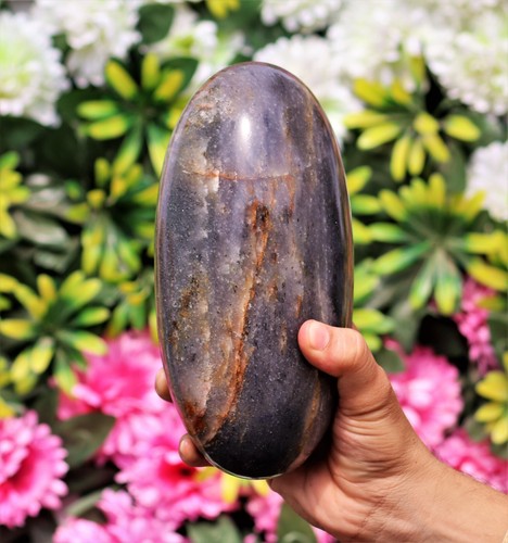 Natural 200MM Grey Kyanite Meditation Aura Spirit Chakra Healing Stone Lingam - Imagen 9 de 10