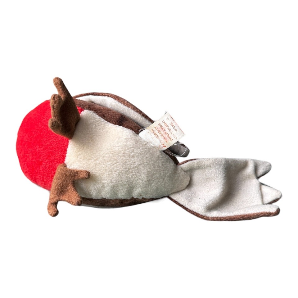 Vintage 1998 Ty Beanie Baby Early The Robin Plush Toy Stuffed Animal