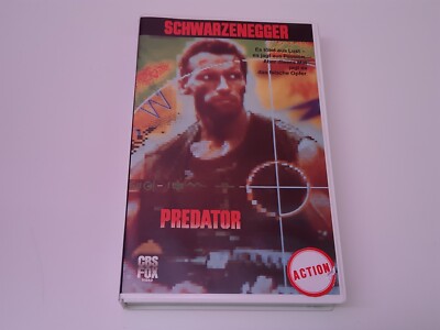 Predator 1987 VHS German PAL CBS Fox Video Arnold Schwarzenegger Großbox