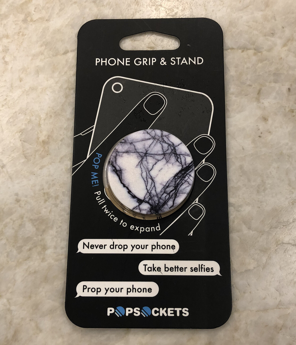 PopSocket Collapsible Grip & Stand For Phones And Tablets NEW in pkg-image