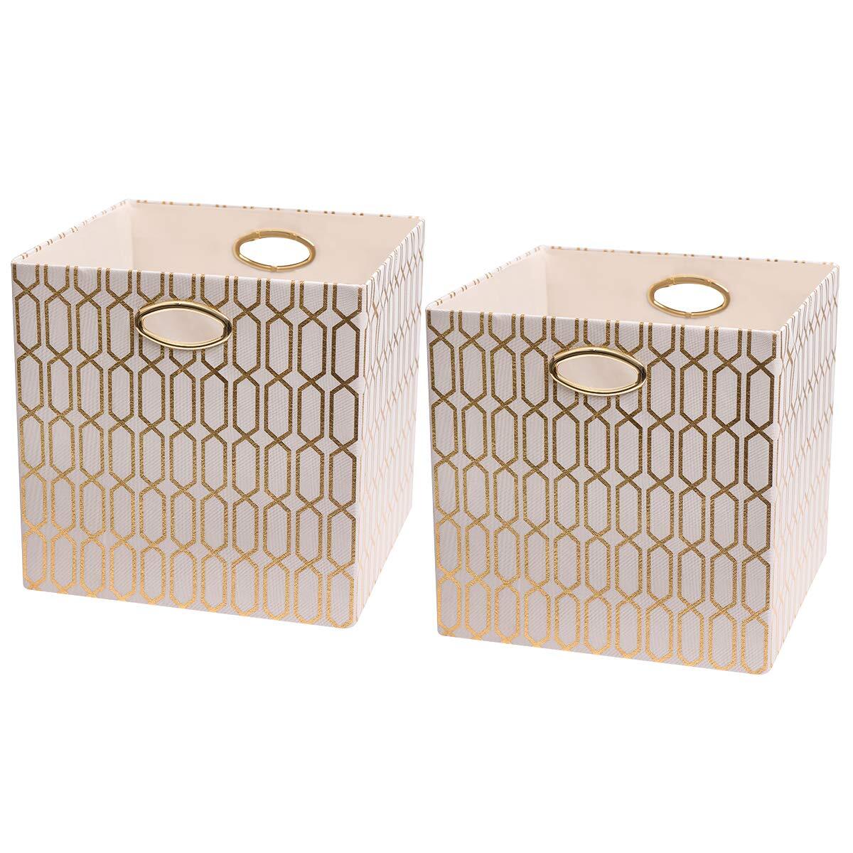 13x13 Fabric Storage Bins & Cubes - Organizer Drawers & Basket Boxes-image