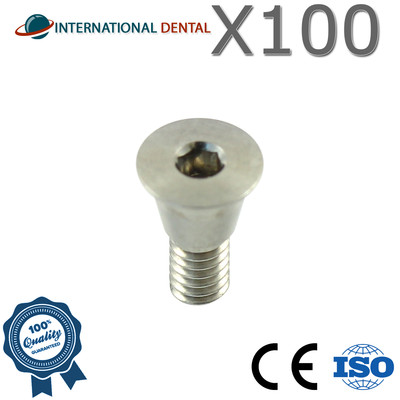 100 Cover Screw For Conical Connection 2.65 Hex RP Fixture Titanium Hex System