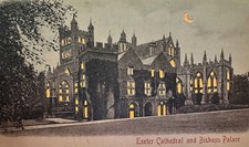 c1910 Exeter Palace and Bishops Cathedral Hol...