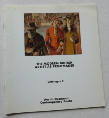 Moderno British Artista Come Printmaker II Gruppo Art Fiera Catalogo D Jones