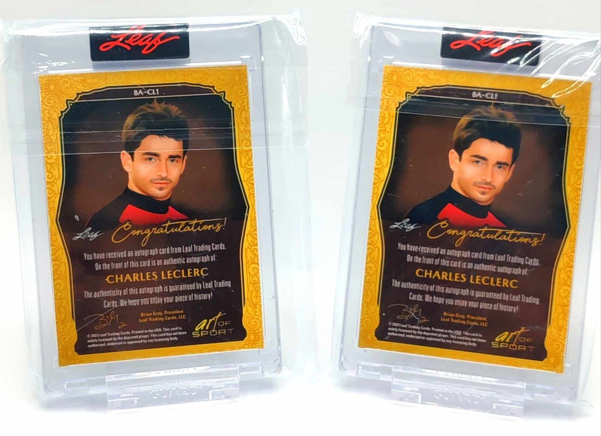 タイムセール　 Leclerc Topps f1 ルクレール サイン カード Turbo_1_of_1_Ferrari_-