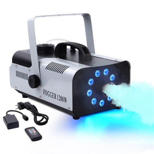 1200W Smoke Fog Machine RGB Color Stage Mist Effect Halloween Xmas Disco +Remote - Picture 16 of 16