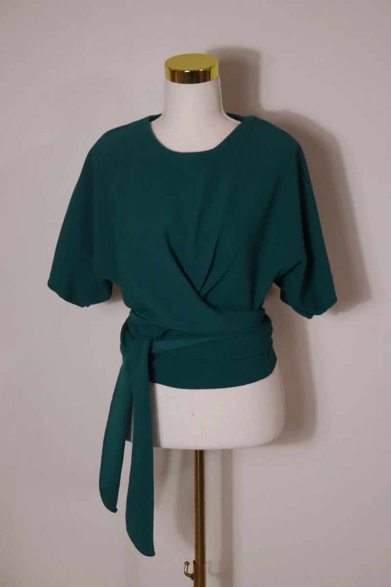 Green top deals women's clothing