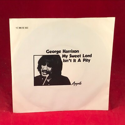 GEORGE HARRISON My Sweet Lord 1970 German issue 7'' vinyl single Apple record 45