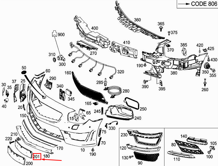 NEU MERCEDES-BENZ SL R231 VORDERKENNZEICHEN A2318170478 ORIGINAL 