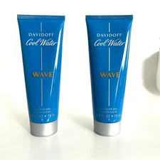 * Pack of 2 * Davidoff Cool Water Wave 2.5 oz 75 ml SHOWER GEL -NEW