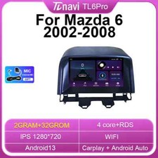 For Mazda 6 2002-2008 Android CarPlay Car Radio 4G GPS Multimedia Player Screen