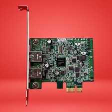 ECS USB 3.0 2-Port PCIe Express Card U3N2-D 0YJ94F 5Gbps Low Profile