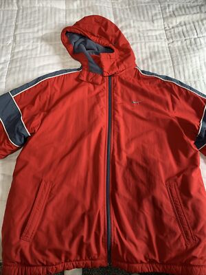Vintage Mens Nike Winter Jacket Size XL Reversible