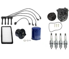 Tune Up Kit Air Fuel Filters Cap Rotor Spark Plugs Wires For Honda Accord 2.2L
