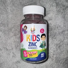 Zinc Gummies for Kids & Adults Immune Support Antioxidant 60ct Mixed Berry