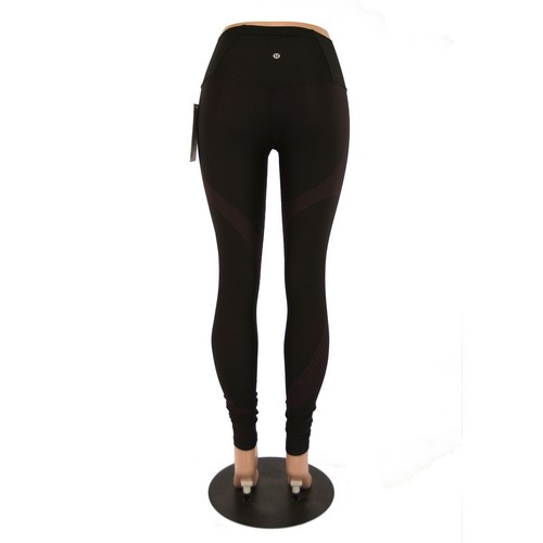 Lululemon Black Purple Mapped Out HR 