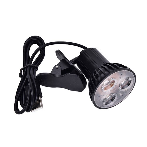 Flexible Super Bright 3 LED Clip On Spot USB Light Lamp For Laptop PC Notebo-c y - Afbeelding 3 van 8