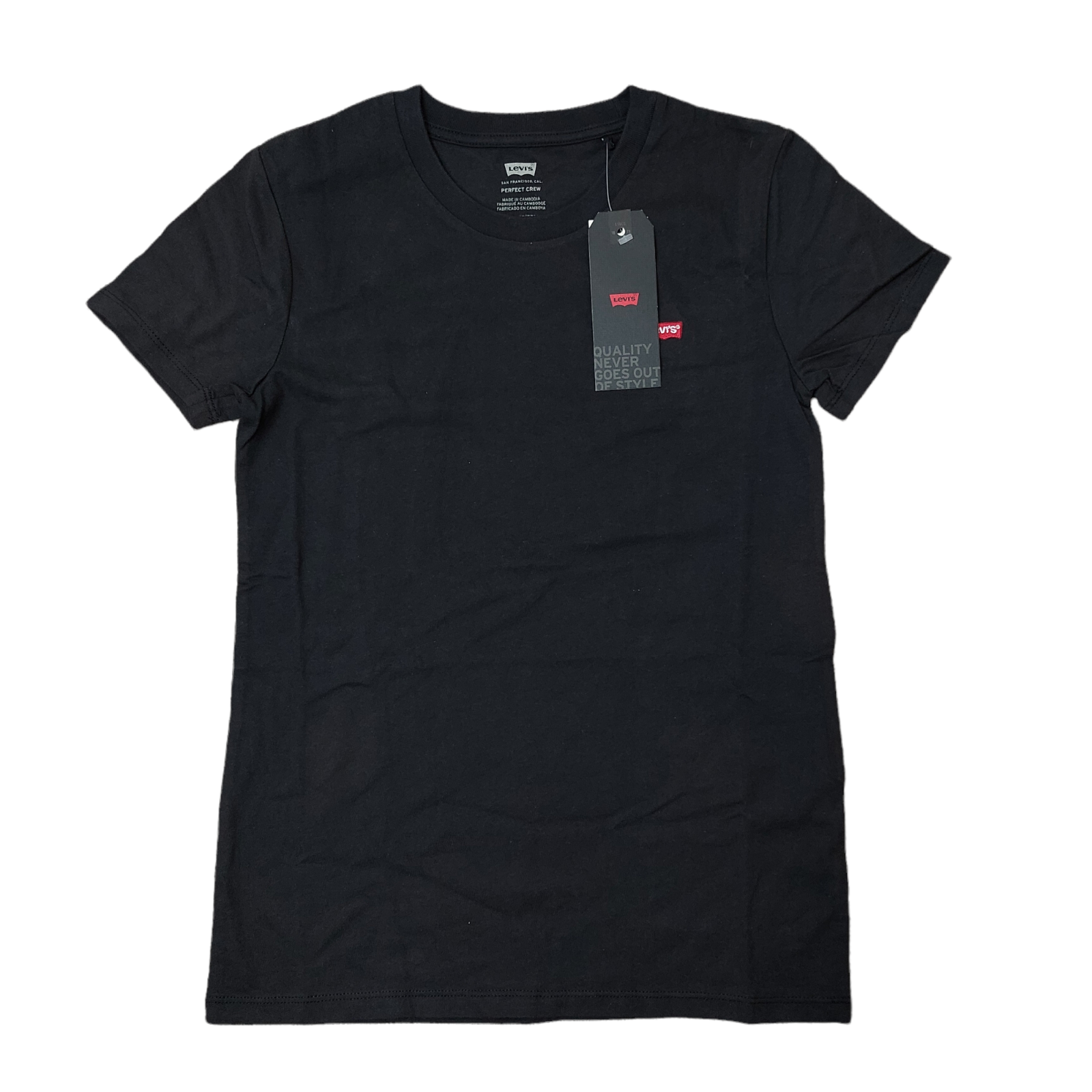 Levis Women's Perfect Tee - Mineral Black - 6 (2XS) - Image 2
