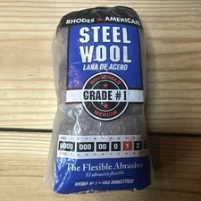 Homax Rhodes American Steel Wool Medium Grade #1 - 12 Pad
